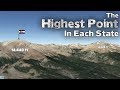 What Is The Highest Point In Each State Of The USA