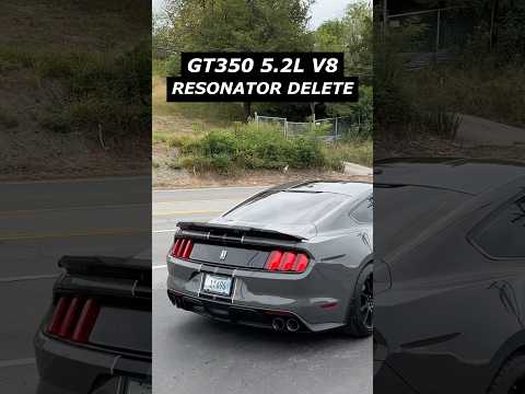 Ford Mustang GT350 5.2L Voodoo V8 w/ Resonator Delete!