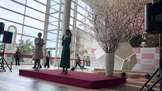 2025年3月14日：阪急西宮ガーデンズ 「春の幕開けセレモニー」に宝塚出身の相武紗季さんが登場！