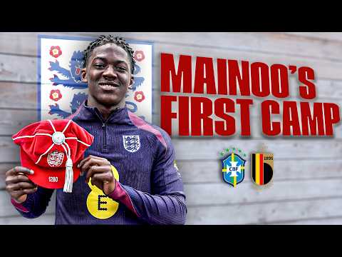 Kobbie Mainoo's First Camp With The Three Lions! | England