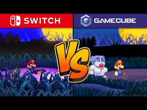 The World of Paper Mario TTYD - Graphics Comparison! (Switch vs. GCN)