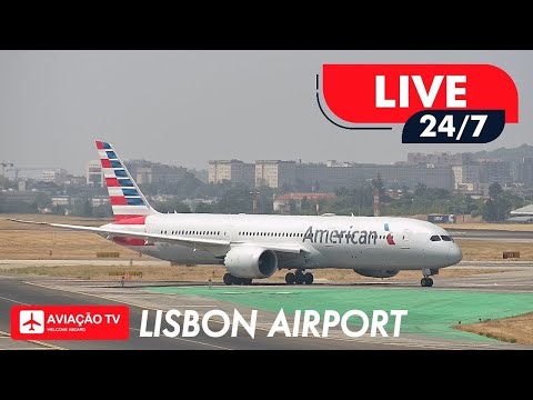 Live Webcam of Lisbon Airport live cam