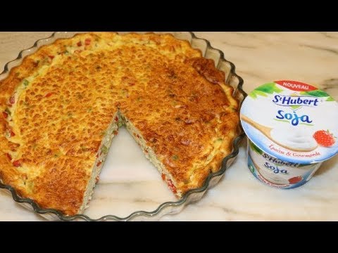 QUICHE AUX LÉGUMES SANS PÂTE ET SANS CRÈME FRAÎCHE FACILE   (CUISINERAPIDE)