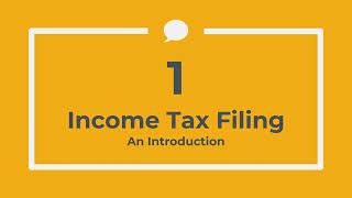2023 An Introduction to Income Tax Filing