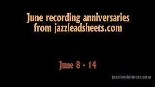 Hits recorded during the second week of June on jazzleadsheets.com