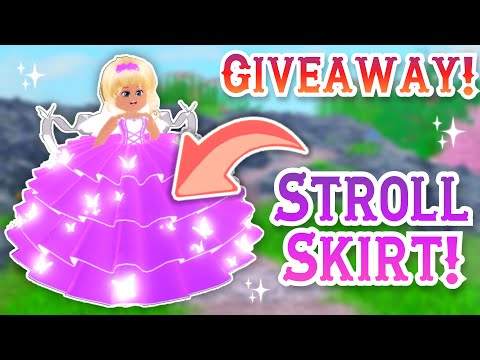 How To Get NEW SKIRT For FREE! REWORKED ROYAL STROLL SKIRT! Royale High Update Giveaway