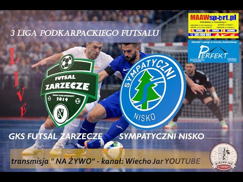 Mecz III ligi futsalu pomiędzy GKS FUTSAL ZARZECZE - SYMPATYCZNI NISKO.