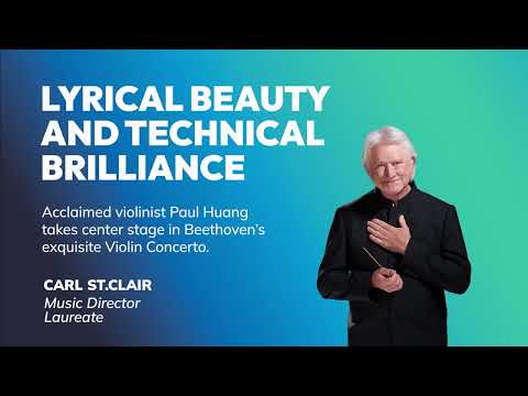 Carl St Clair Returns to Conduct Beethoven's Violin Concerto & Strauss' Don Quixote