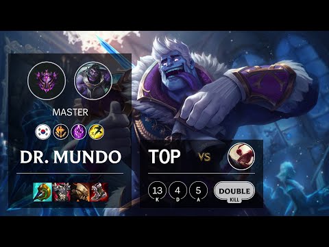 Dr. Mundo Top vs Lee Sin - KR Master Patch 11.13