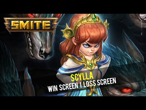 SCYLLA WIN SCREEN | LOSS SCREEN | SMITE