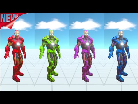 How many dinosaur can beat Iron Man | Mod test | Animal Revolt Battle Simulator