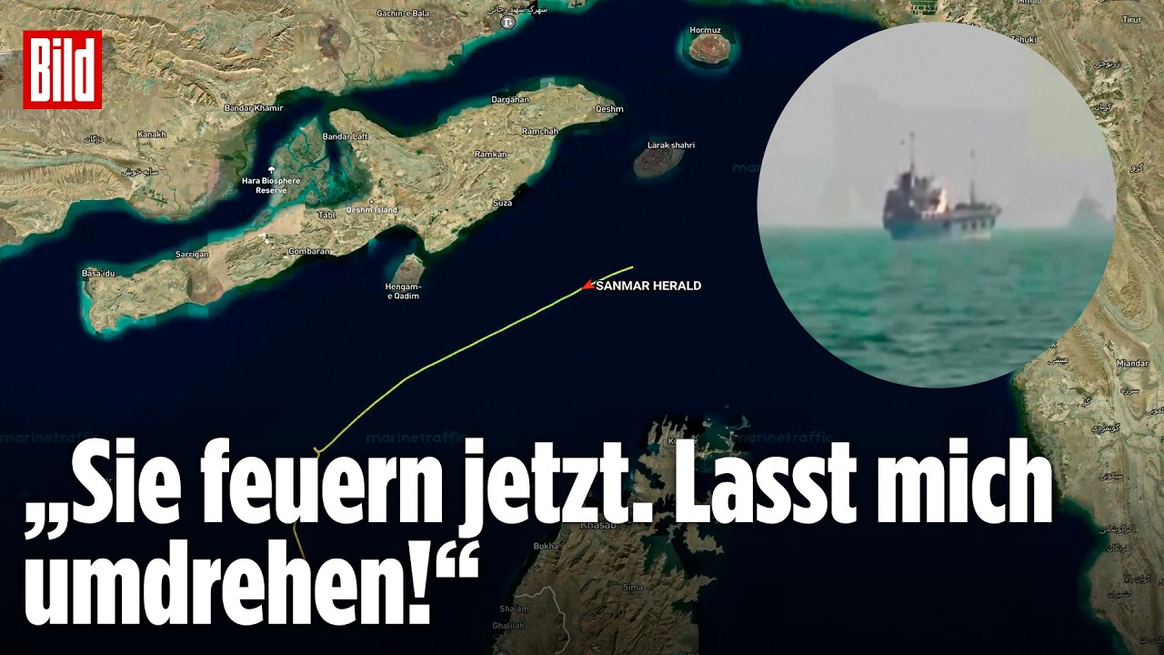 TEHERAN: Beschuss bei Durchfahrt! Verzweifelter Funkspruch vom Öltanker
