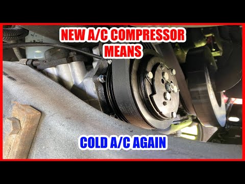 Installing New A/C Compressor | 89-93 Dodge D250 Cummins