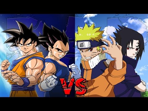 GOKU & VEGETA VS NARUTO & SASUKE RAP | CarRaxX, MC Energy, Jay-F & Saikore