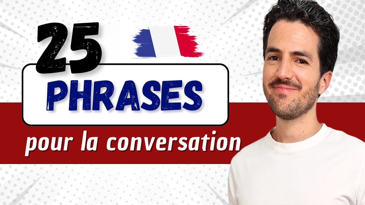 😄💬 25 French PHRASES for daily conversation | VOCABULARY lesson