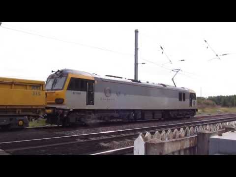 92044 6M49 Mossend - Carlisle yard passing Floriston 8.8.13