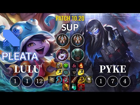 DRX Pleata Lulu vs Pyke Sup - KR Patch 10.20