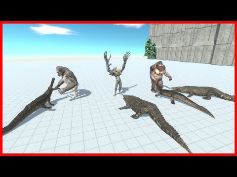GORO, SCOURGE, OLD GORO VS (2x) BOSS & MINI BOSS - ANIMAL REVOLT BATTLE SIMULATOR