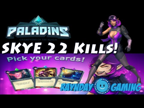 Paladins: Skye Gameplay with Legendary Card Build!
