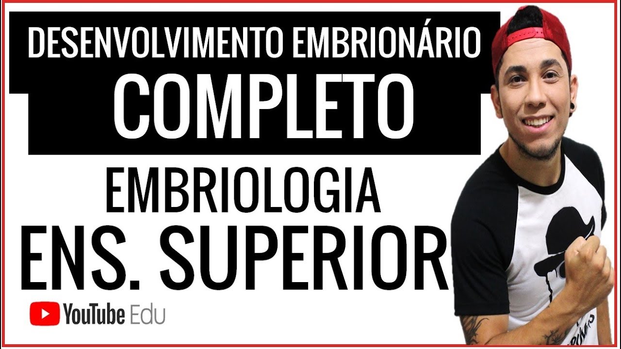 AULÃO: DESENVOLVIMENTO EMBRIONÁRIO COMPLETO - DA 1º A 8º SEMANA - P/ ENSINO SUPERIOR