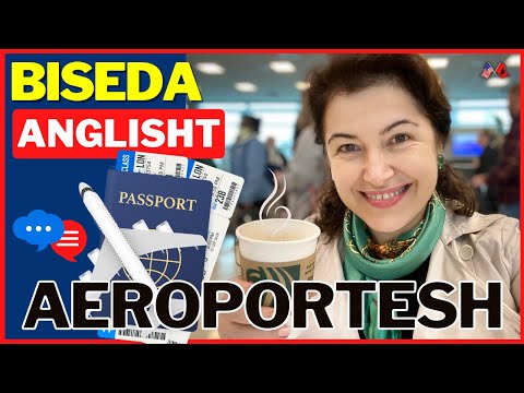 Flasim Anglisht aeroporti - fjali e biseda Anglisht (Airport English conversations)