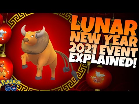 GET MEGA GYARADOS AND SHINY TAUROS!!  Lunar New Year 2021 Event in Pokémon GO Explained!!