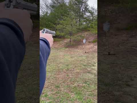 MAG DUMP INTO MY NEW STEEL PLATE!!!!! Beretta 92FS Inox #pewX16