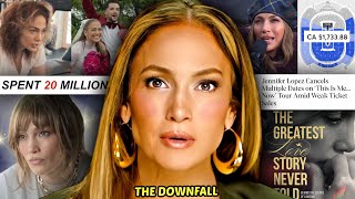 The downfall of Jennifer Lopez...(poor sales and cancelled tours)