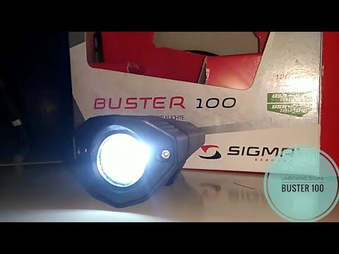 Best LED light for bicyclists? Sigma LED Buster 100 Full Unboxing and Review!