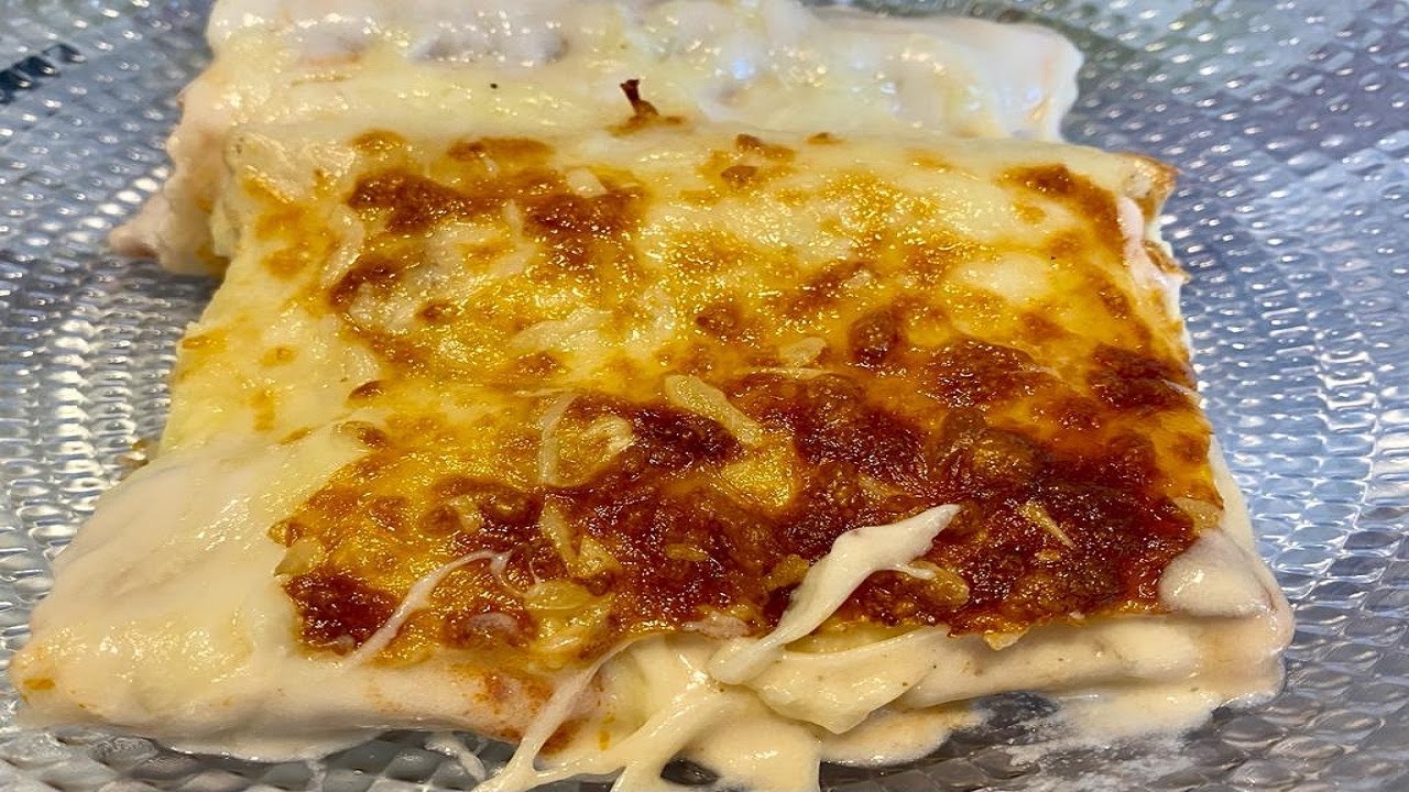 RECETAS CON FREIDORA DE AIRE CANELONES DE POLLO Y PATE !!