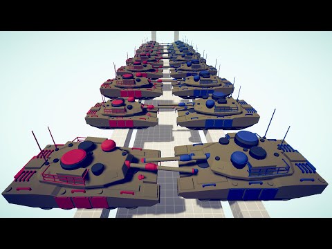 GERMAN vs US ARMY HEAD TO HEAD GUN FIGHT Tabs - Totally Accurate Battle Simulator