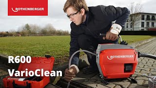 Expert review: the R600 VarioClean battery-powered pipe cleaning machine