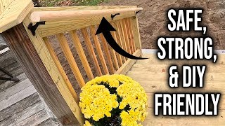 🛠️ How to Install a Handrail on an Outdoor Deck | Safe, Strong & DIY-Friendly