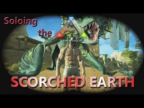 Gas Mask + Poison Wyvern breath! Soloing the Ark in Scorched Earth #25