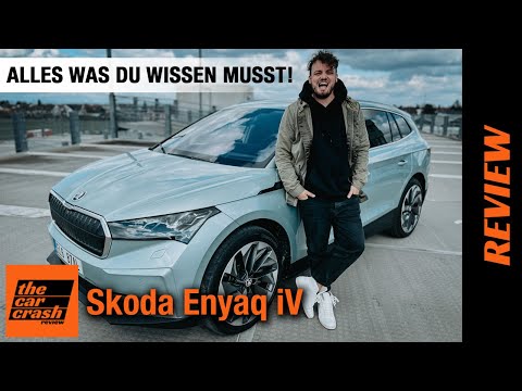 ALLES zum Skoda Enyaq iV (2021) Besser als VW ID.4 & Audi Q4 e-tron?! 🤨 Fahrbericht | Review | Test