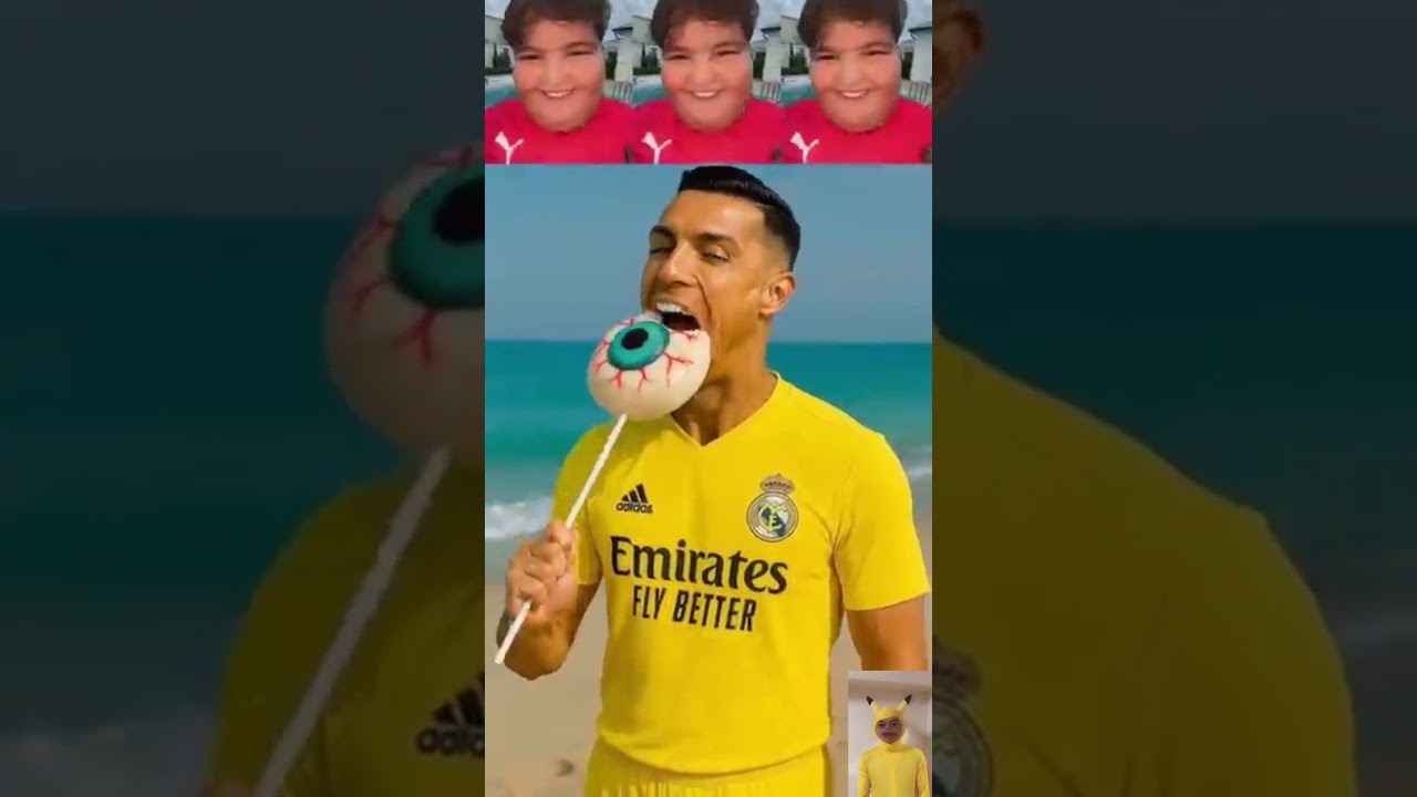 Ronaldo Eats Suiii He Always Drink Water #shorts #funny