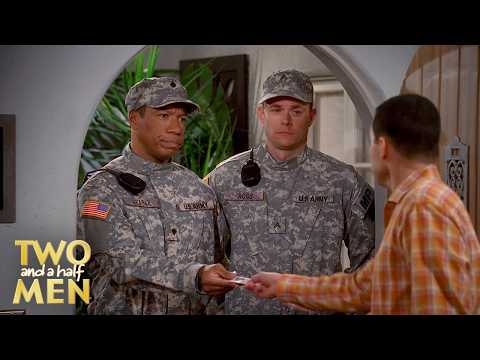 The Military Police Are Looking For You | Two and a Half Men