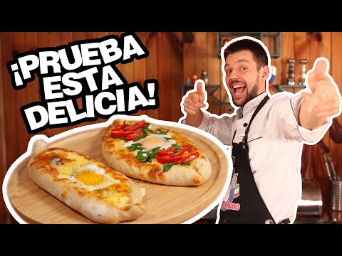 ASI SE HACE LA PIZZA RUSA (Jachapuri de Georgia) COMIDA ORIGINAL