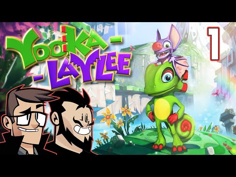 Yooka-Laylee Lets Play: The Golden Pagies - PART 1 - TenMoreMinutes