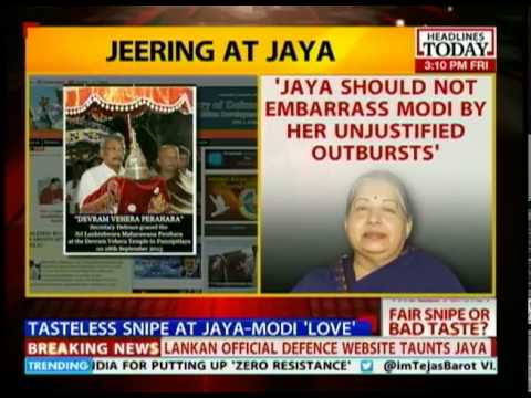 Sri Lankan government endorses Jaya parody?