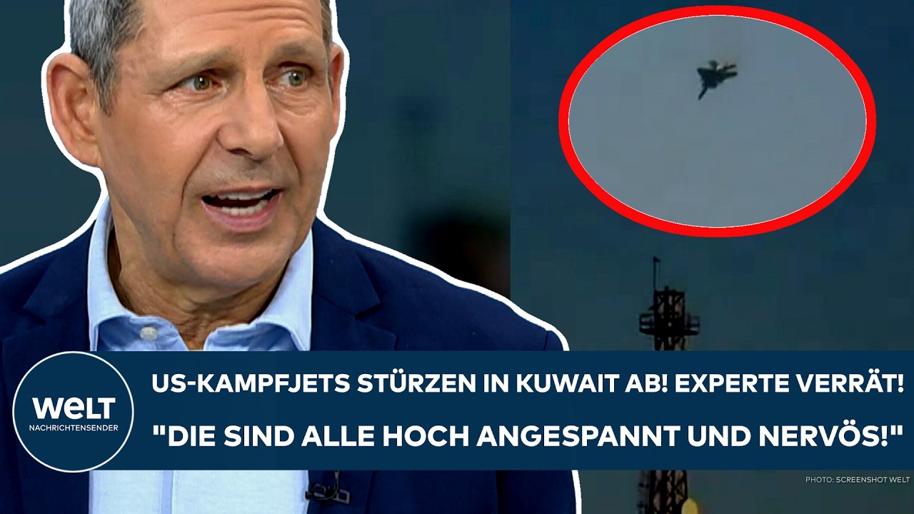 IRAN: US-Kampfjets stürzen in Kuwait ab! Experte verrät! "Die sind alle hoch angespannt und nervös!"