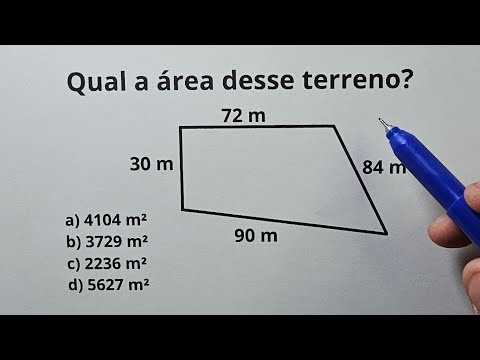 HOW TO CALCULATE THE AREA OF THIS LAND?