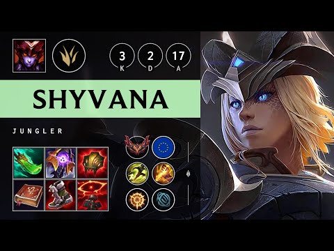 Shyvana Jungle vs Nidalee - EUW Grandmaster Patch 25.12
