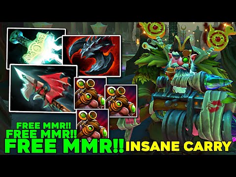 Sniper Dota 2 INSANE Carry Gameplay Builds ULTRA MAX ATTACK SPEED Free Hit
