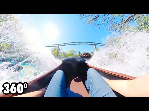 Vandrutschebanen (Bakken) - VR ONRIDE - 360° log flume water ride POV