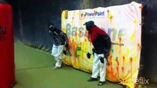 preview picture of video 'PowerPaint Schwabach - Kleines Paintball Video'