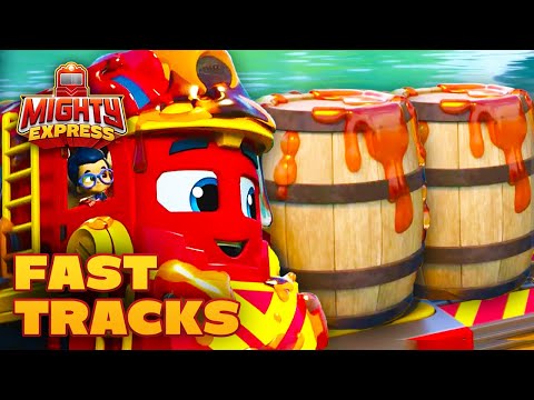 Freight Nate's Pancake Problem! 🥞 Fast Track Short Episodes 🥞 - Mighty Express Official