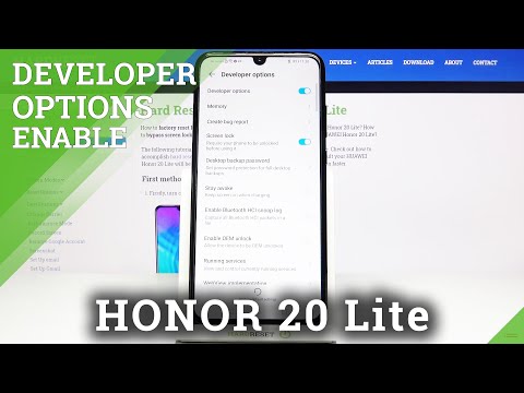 How to Enter Developer Mode on Honor 20 Lite