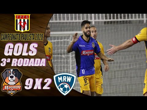 Gols Mangus 9x2 Praia Grande | 3ª Rodada | Campeonato Paulista de Futsal 2020 (27/10/2020)