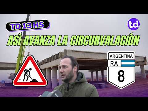🚧 La Circunvalación de Río Cuarto entra en una etapa clave: comenzaron a montar el tercer puente